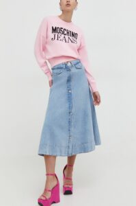 Džínová sukně Moschino Jeans