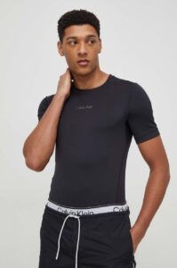Tréninkové tričko Calvin Klein Performance černá