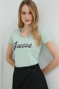 Tričko Guess zelená