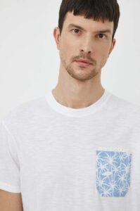 Bavlněné tričko Bomboogie bílá barva