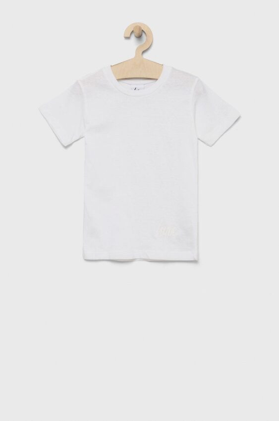 Dětské bavlněné tričko Hype bílá